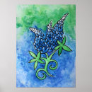 Buscar bluebonnets posters Acuarela