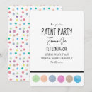 Buscar fiesta de pintura invitaciones Artista