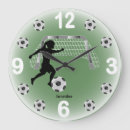Buscar balón fútbol de relojes de pared Jugador
