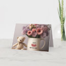 Buscar peluche oso madre día tarjetas Corazón