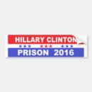 Buscar prisiones pegatinas parachoque Clinton