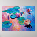 Buscar pintura abstracta de las flores posters Floral moderna