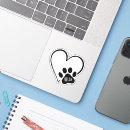 Buscar canino corazon pegatinas Perrito