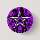 Buscar estrellas de la plata pins Negro