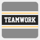 Buscar trabajo en equipo pegatinas Blanco