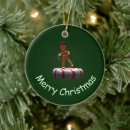 Buscar gingerbread man adornos Caña de caramelo