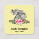 Buscar koala tarjetas de visita Vida silvestre