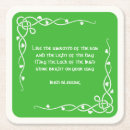 Buscar irlandeses posavasos Verde