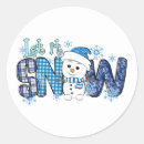 Buscar el nevar pegatinas Copos de nieve