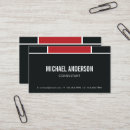 Buscar red and black tarjetas de visita Negro