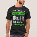 Buscar punto de cruz camisetas Hilo