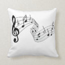 Buscar notas de la música cojines Decorativo