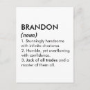 Buscar brandon postales Nombre