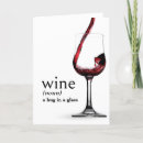 Buscar humor del vino tarjetas General y unisex