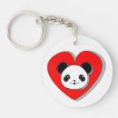 Buscar panda rojo llaveros Animal adorable