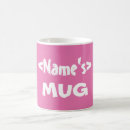 Buscar blanco rosado tazas Para ella