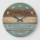 Buscar modelo rústico relojes de pared Madera
