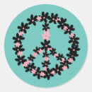 Buscar signo de la paz pegatinas Hippie