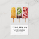 Buscar gelato tarjetas de visita Heladería