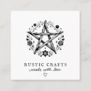 Buscar artesanía tarjetas de visita Rústico