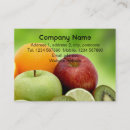 Buscar smoothie tarjetas de visita Sano