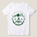 Buscar el glamping camisetas Dama de honor