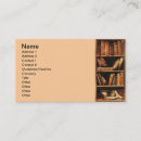 Buscar estantes tarjetas de visita Lectura