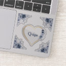 Buscar corazones azules pegatinas parachoque Para ella