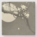 Buscar flor del ciruelo posavasos Japonés