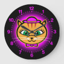 Buscar gato del dibujo animado relojes de pared Dibujos animados