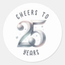 Buscar 25 años pegatinas 25 º aniversario
