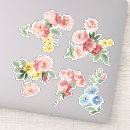 Buscar flores en colores pastel pegatinas Para ella