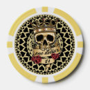 Buscar calavera poker fichas Cráneo
