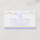 Buscar boutique del bebé tarjetas de visita Negocio