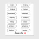 Buscar días de la semana postales Moderno