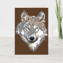 Buscar lobo tarjetas General y unisex