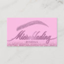 Buscar cejas tarjetas de visita Salón de belleza