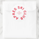 Buscar estación de esquí pegatinas Apres ski