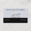 Buscar caballos negros tarjetas de visita General y unisex