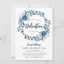 Buscar azul marino invitaciones Azul y blanco
