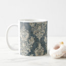 Buscar damask tazas Azul