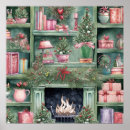 Buscar chimenea acogedora posters Navidades