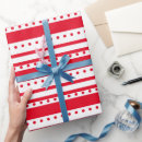 Buscar puntos rojos papel de regalo Retro