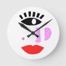 Buscar labios relojes de pared Moderno