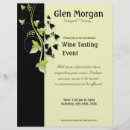 Buscar vino flyers Catas de vino