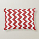 Buscar zigzag rojo y blanco cojines Geométrico