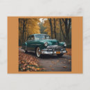 Buscar coche del vintage postales Antiguo