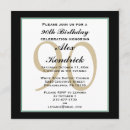 Buscar 90 años invitaciones Blanco