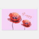 Buscar amapola roja pegatinas Rojo