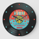 Buscar rock and roll relojes de pared Retro